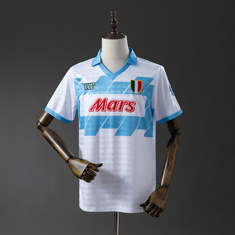 Camiseta retro visitante del Napoli 90-91, tallas S-XXL